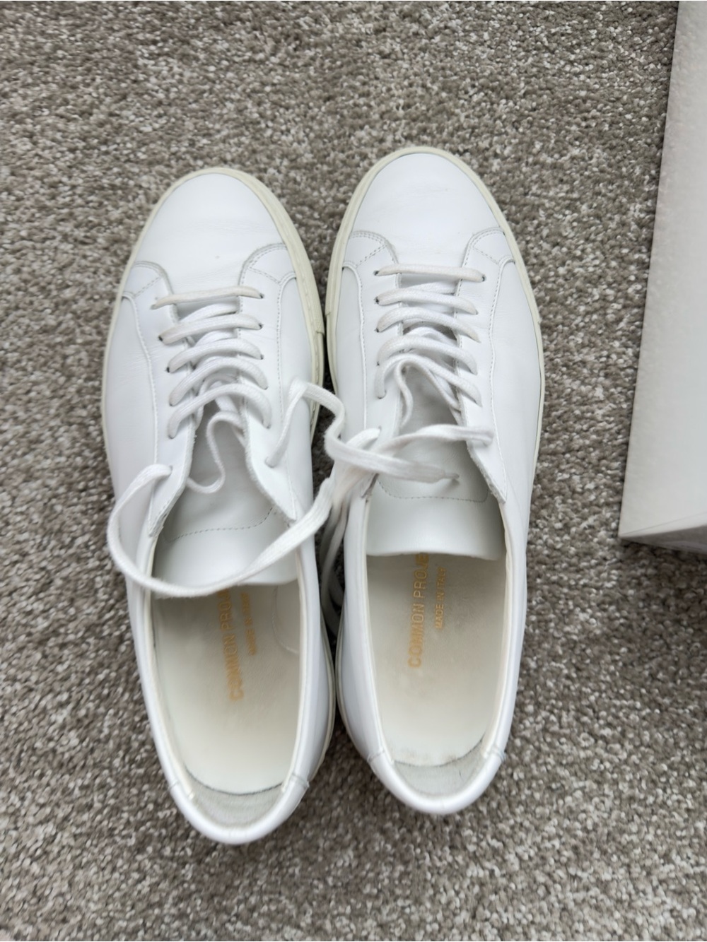Common Project Achilles Low White Leather Sneakers